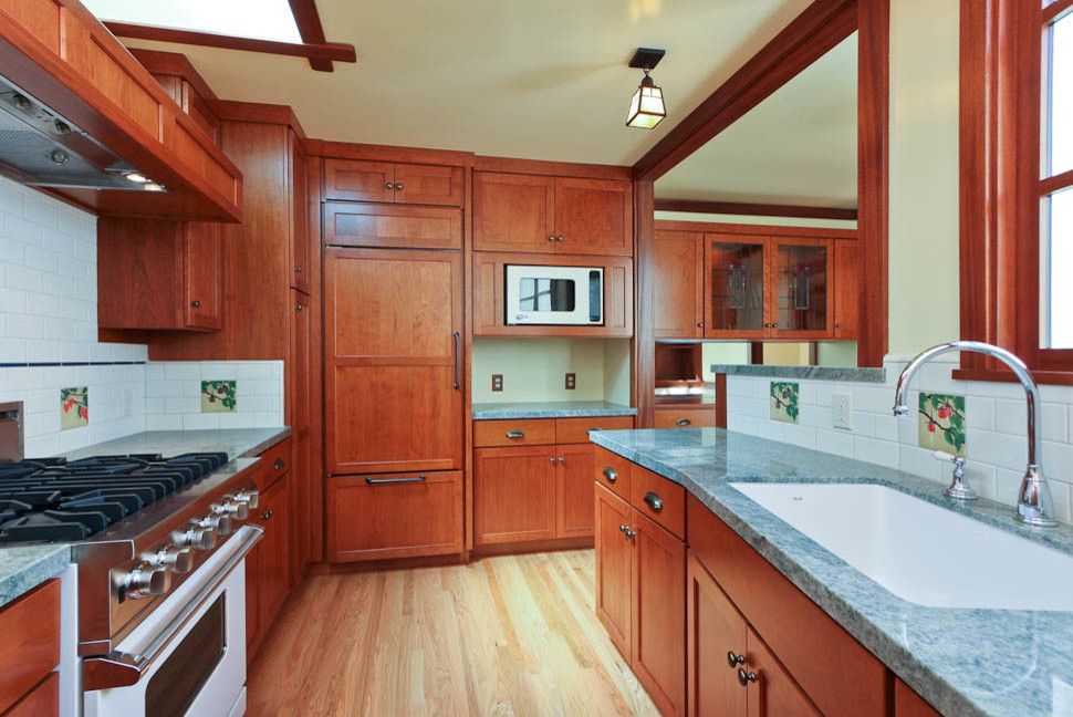 Roberts Jewelers for a Traditional Kitchen with a Fan on Roof and Craftsman Style Conversion by Reco Roberts Electric