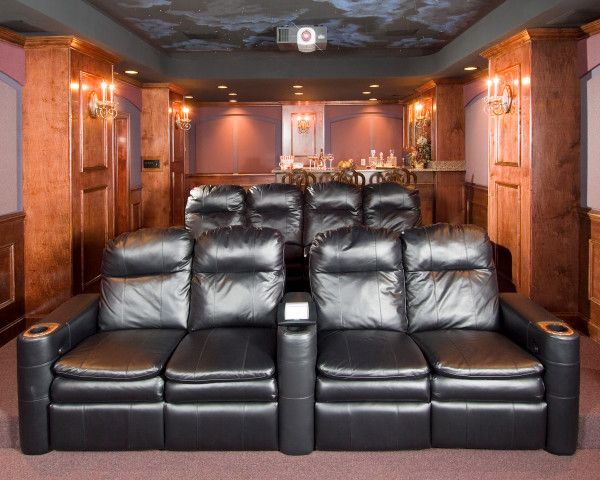 Rocky Mount Theater for a Traditional Home Theater with a Tray Ceiling and Our Work by Merge Tech, Inc.