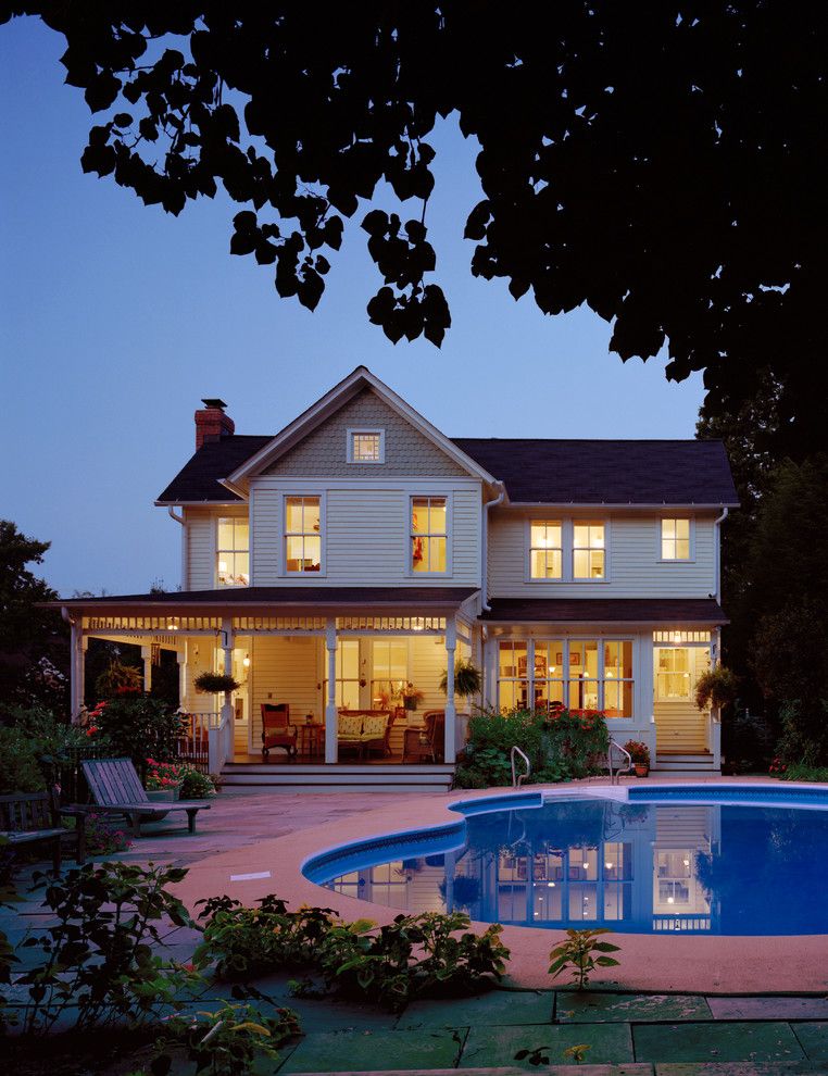 Roofs or Rooves for a Victorian Exterior with a Kitchen Entrance and Willow Oak Residence by Moore Architects, Pc