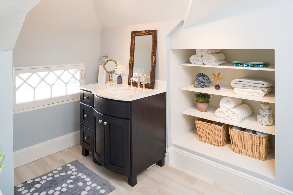 Rye Ny Real Estate for a Traditional Bathroom with a Built in and House in Rye by Sequined Asphault Studio Photography