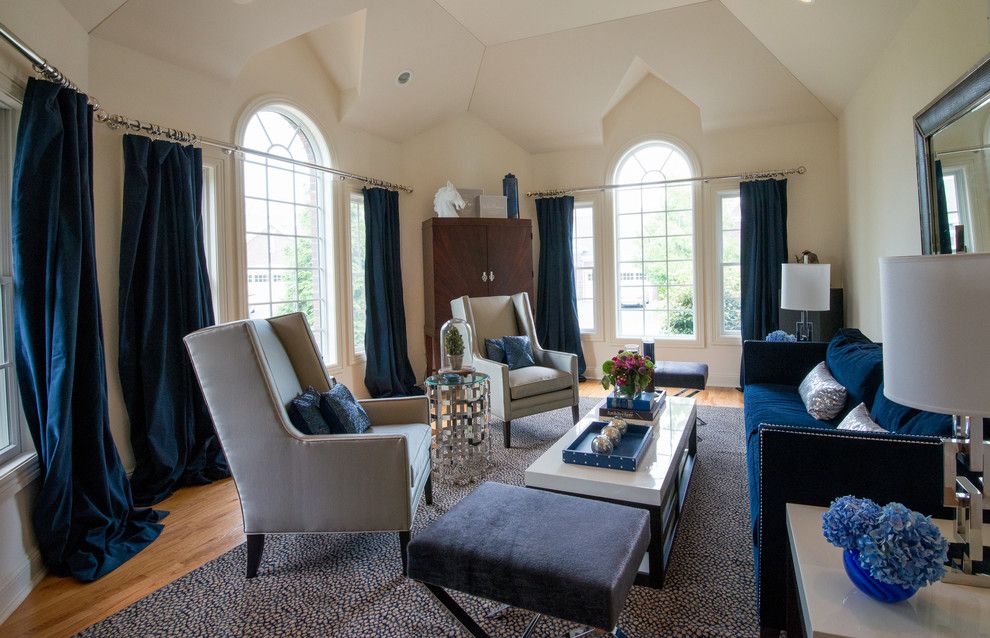 Rye Ny Real Estate for a Transitional Living Room with a Chrome Chain Link Side Table and Manhasset, Ny Townhouse by in Two Design