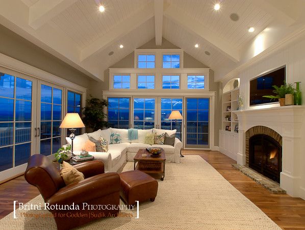 Ryland Homes Denver for a Traditional Family Room with a White Mantel and Rainribbon Residence by Britni Rotunda Photography