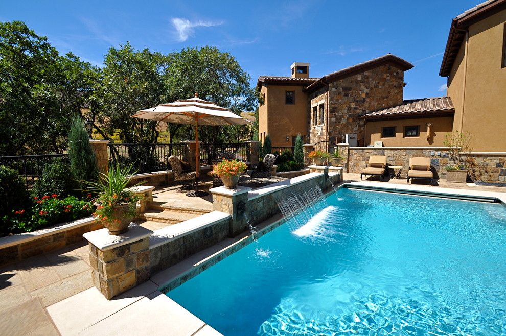 Ryland Homes Denver for a Traditional Pool with a Backyard Ideas and Swimming Pools by Browne and Associates Custom Landscapes