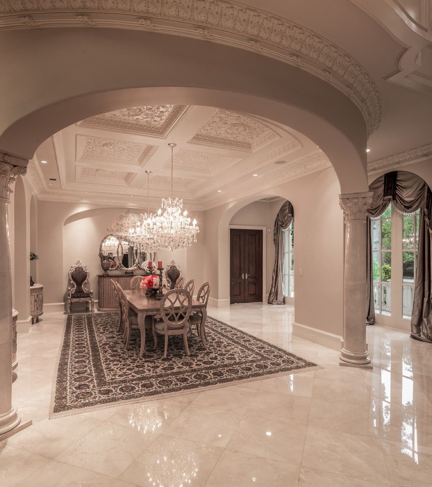 Saddlebrook Estates for a Mediterranean Dining Room with a Arched Openings and Saddlebrook Estate by Patrick Berrios Designs