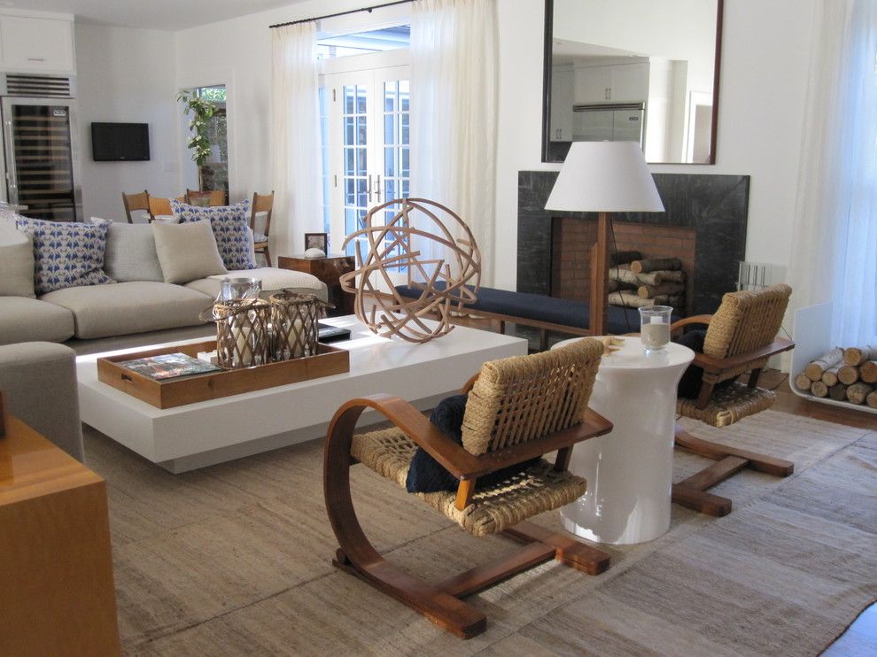 Sag Harbor Gym for a Beach Style Living Room with a Beach Style and Bridgehampton by Foley&cox