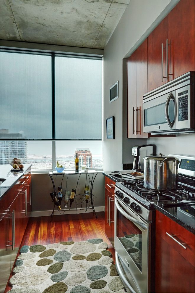 Salsbury Dodge City for a Contemporary Kitchen with a Concrete Ceiling and Somfy by Somfy Systems