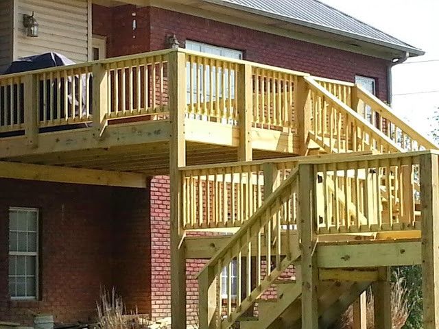 Salsbury Dodge City for a Traditional Spaces with a Deck and Custom Deck by Dodge City Construction Co