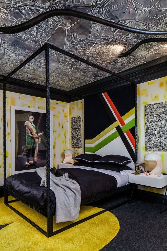 San Francisco Exploratorium for a Eclectic Kids with a Bold Color and San Francisco Decorator's Showcase 2013  Teenage Girl's Bedroom by Applegate Tran Interiors