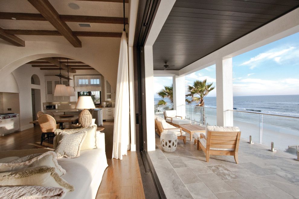 Santa Barbara Back Page for a Tropical Balcony with a Covered Porch and Seagrove, Fl by Summerour Architects