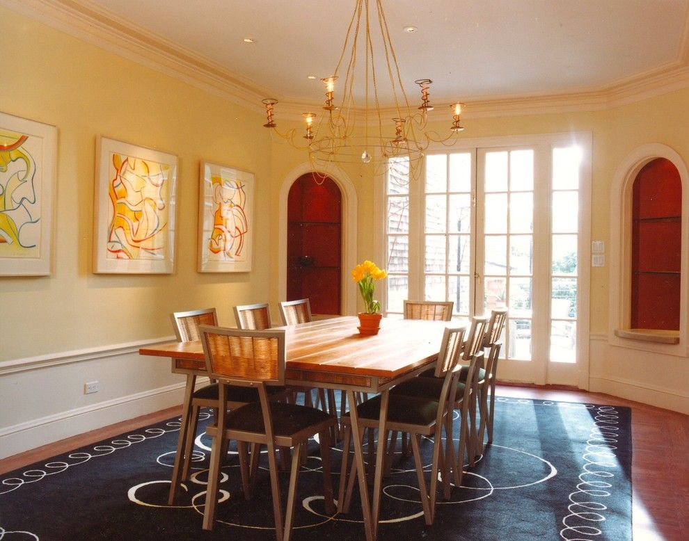 Santa Paula Regency for a Eclectic Dining Room with a Niche and Radical Insertions Dining Room by Mark Brand Architecture