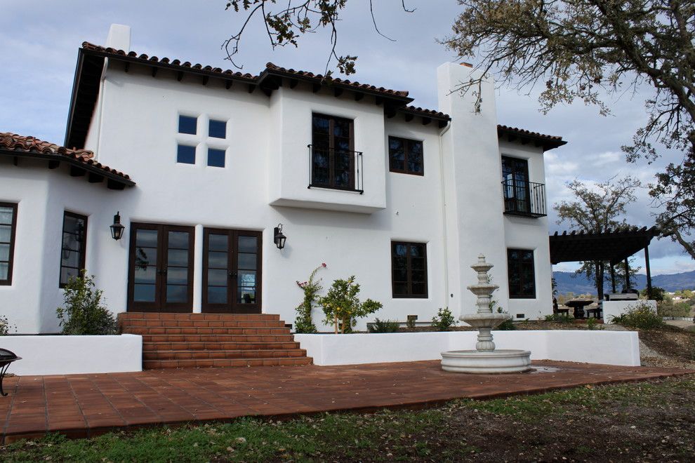 Santa Ynez Weather for a Mediterranean Exterior with a Mediterranean and Santa Ynez House by Ken Tanaka Studio