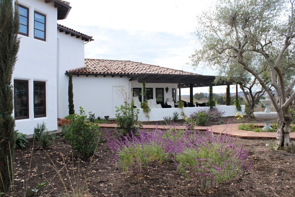 Santa Ynez Weather for a Mediterranean Spaces with a Mediterranean and Santa Ynez House by Ken Tanaka Studio