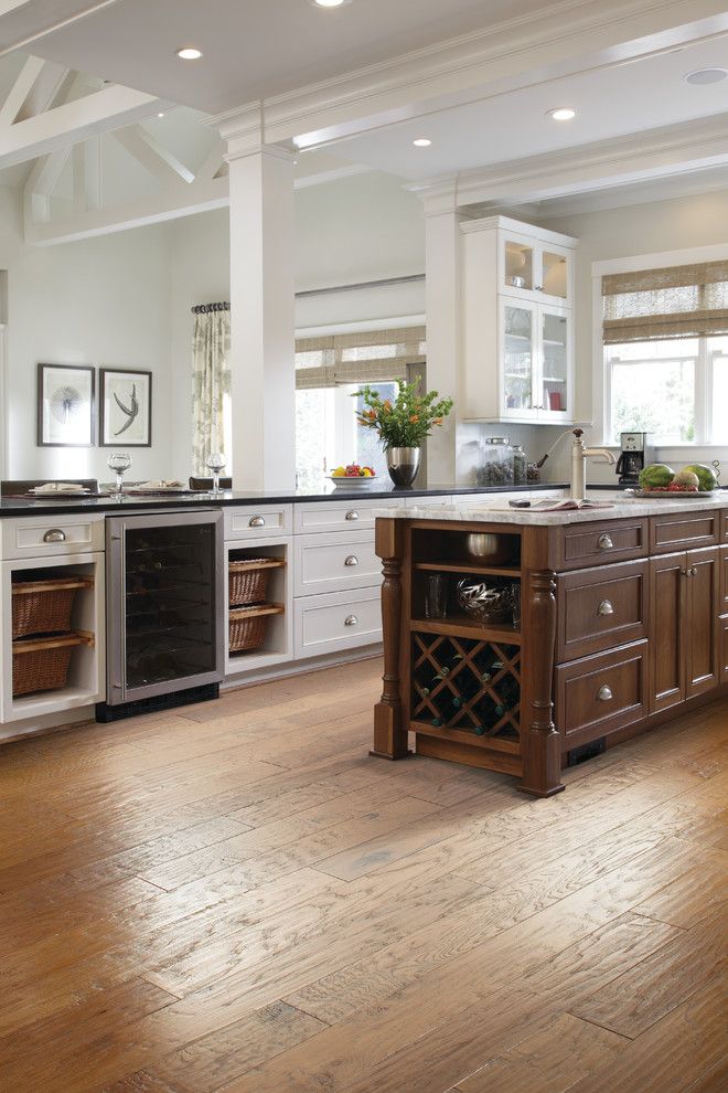 Sauna vs Steam Room for a Traditional Kitchen with a White Window Trim and Kitchen by Carpet One Floor & Home