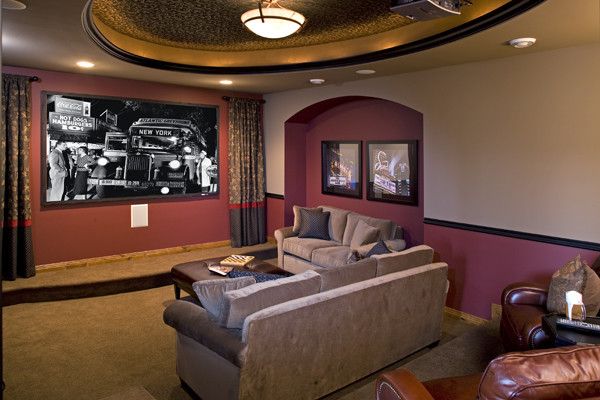 Savers Woodbury Mn for a Traditional Home Theater with a Traditional and Royal Oaks Design, Inc. by Kieran J. Liebl,  Royal Oaks Design, Inc. Mn