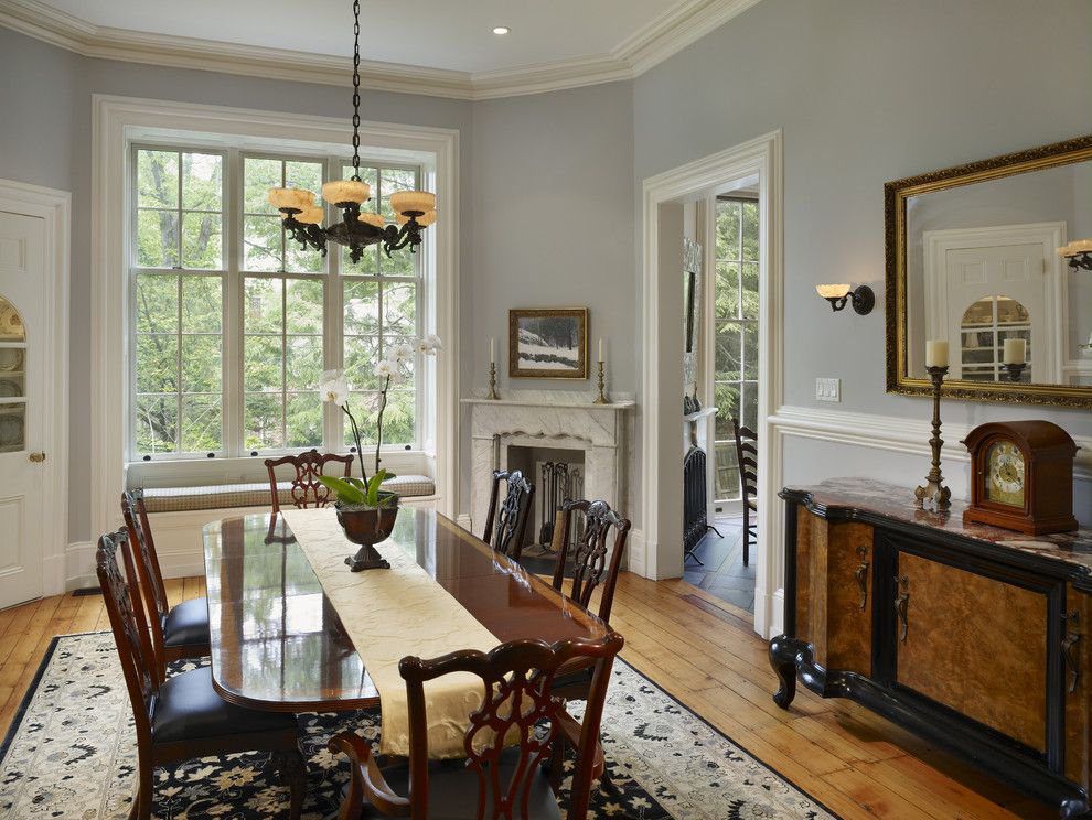 Scotch Hall Preserve for a Traditional Dining Room with a Crown Molding and Wyndmoor Residence Dining Room by Hanson Fine Building