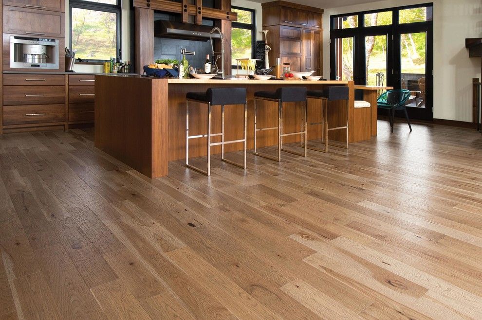 Seabrook Island Sc for a Traditional Kitchen with a Hickory and Hardwood Flooring by Demar