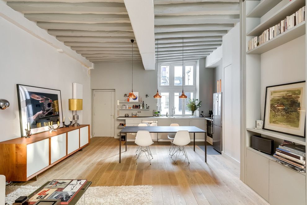 Sears Kit Homes for a Scandinavian Dining Room with a Scandinavian and Apartment in Historical Paris by Tatiana Nicol