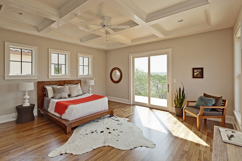 Sears Kit Homes for a Transitional Bedroom with a Recessed Lighting and Hill Country Contemporary by Redbud Custom Homes