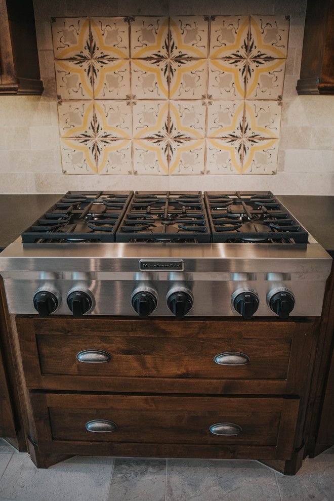 Sears San Angelo for a Farmhouse Kitchen with a Tabarka Tiles and San Angelo Farmhouse by Le Belle Maison Interiors Inc.