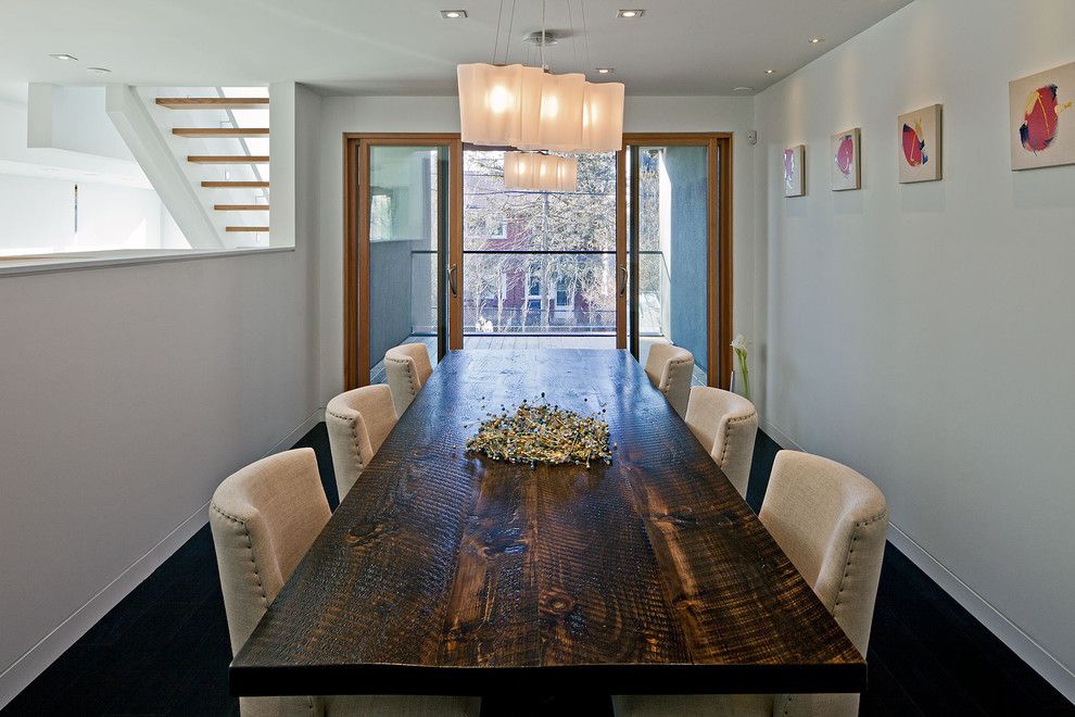 Sellars for a Contemporary Dining Room with a Upholstered Dining Chairs and 150 W by Peter A. Sellar   Architectural Photographer