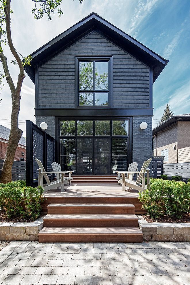 Sellars for a Transitional Exterior with a Painted Brick and 1095 Royal York by Peter A. Sellar   Architectural Photographer