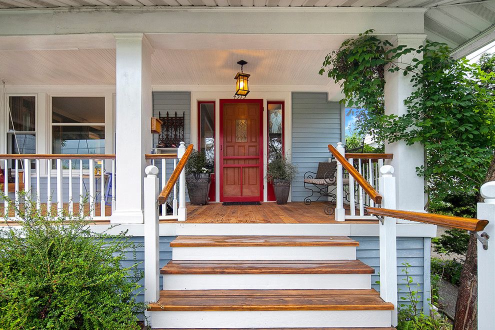 Sherwin Williams Seattle for a Traditional Porch with a Foursquare and Wallingford Foursquare  |  Seattle, Wa by Sarah Rollinger   Keller Williams Realty