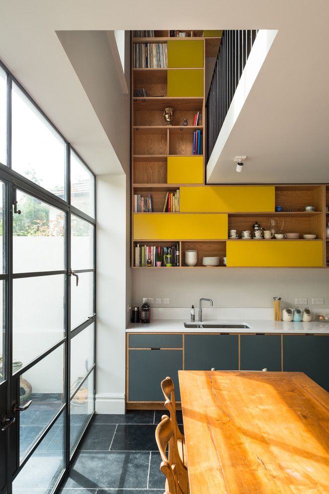 Shorehouse Kitchen for a Contemporary Kitchen with a Steel Balustrades and Mackeson Road by Mw Architects