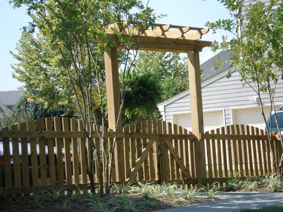 Short Pump Theater for a Contemporary Patio with a Custom Grill and Short Pump Residence by Definity Landscape Group, Llc