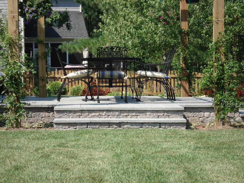 Short Pump Theater for a Contemporary Patio with a Custom Grill and Short Pump Residence by Definity Landscape Group, Llc