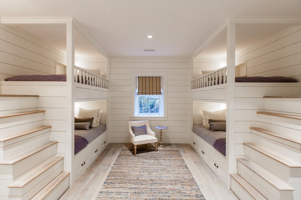 Sibonne Beach Hotel for a Beach Style Bedroom with a Bed Storage and Cliff Road Area   Nantucket by Jonathan Raith Inc.