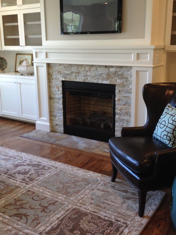 Sibonne Beach Hotel for a Traditional Living Room with a Bath and Ledger Stones Collection by Best Tile