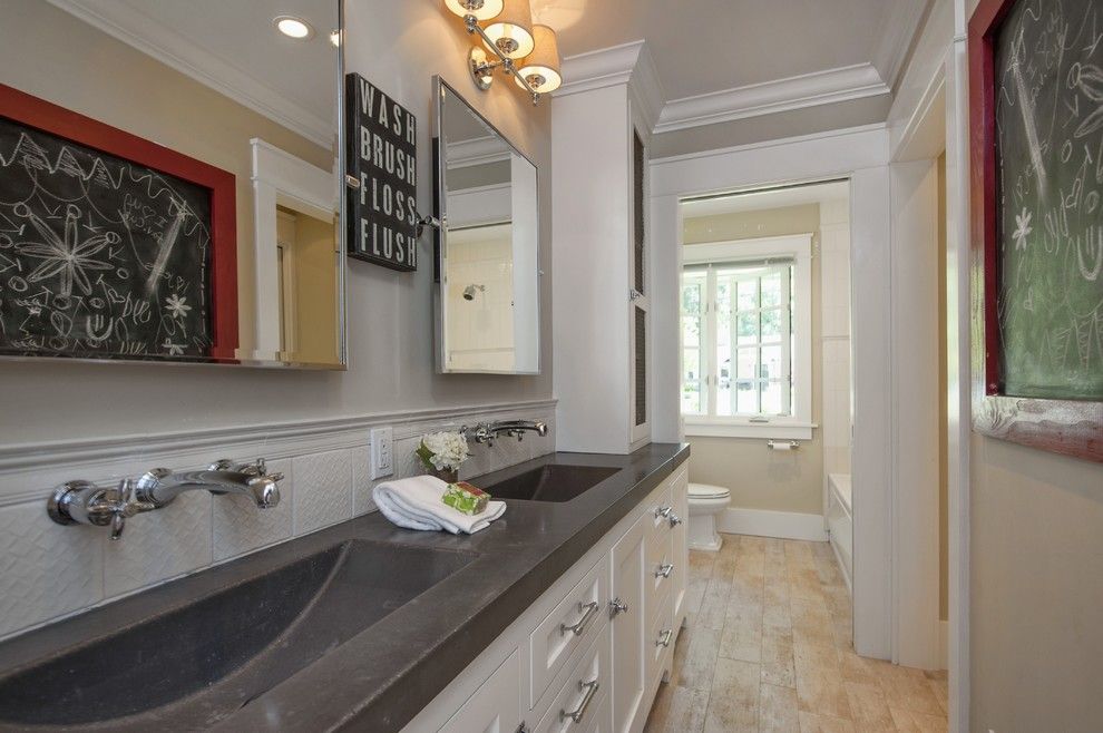 Sighn for a Traditional Bathroom with a White Trim and Bathroom Design Inspiration   Lafayette Ca Homes Staged to Sell by Dana Green