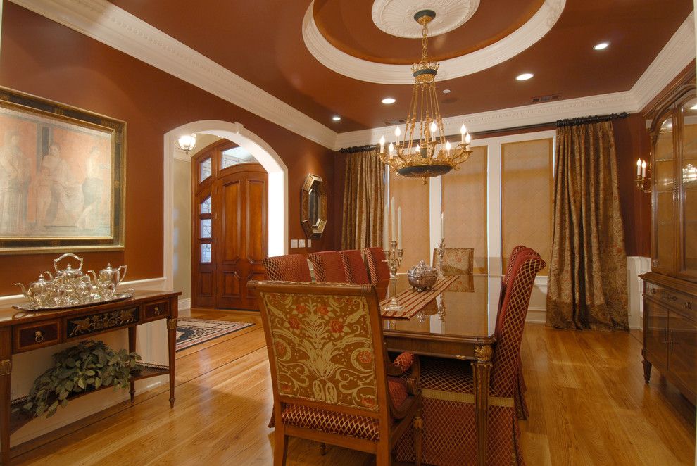 Silver Legacy Buffet for a Traditional Dining Room with a Ornate Ceiling and Traditional Dining Room by Indivar Sivanathan