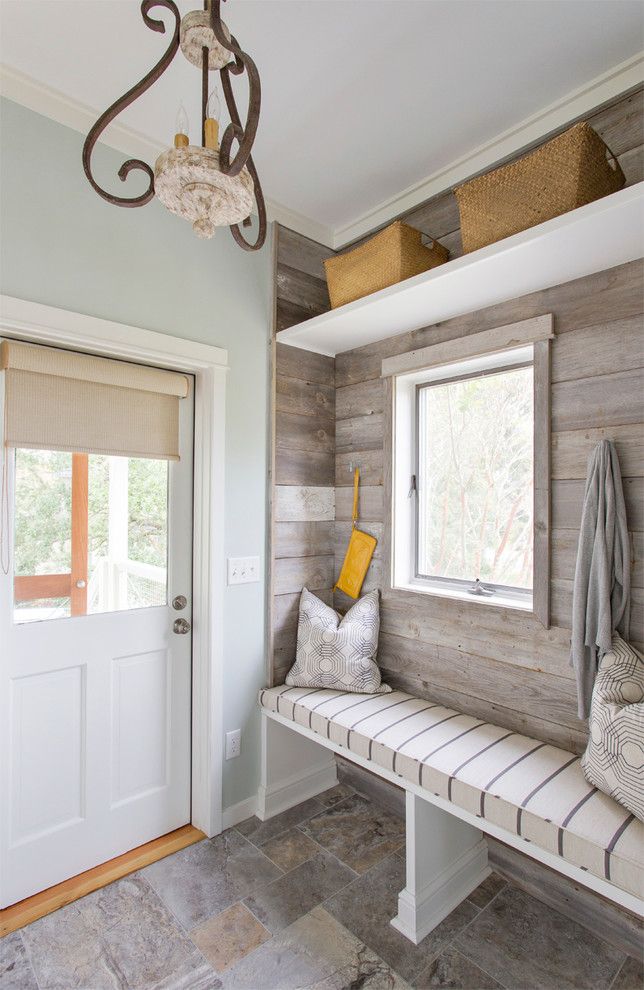Skim Coat Walls for a Beach Style Entry with a Beach and Old Village Remodel by Matthew Bolt Graphic Design