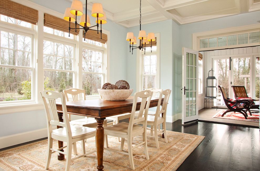 Skunk Smell in House for a Traditional Dining Room with a Dining Room Designs and West Coast Hampton by Garrison Hullinger Interior Design Inc.