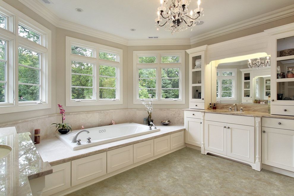 Smalls Chicago for a Traditional Spaces with a Bath Tub and Bathroom by Carpet One Floor & Home