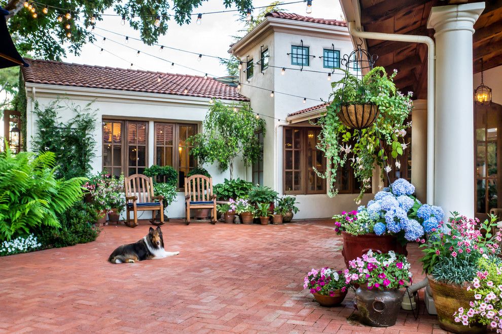 Sonos Santa Barbara for a Mediterranean Patio with a Old World and Casa Smith's California Garden by Casa Smith Designs, Llc