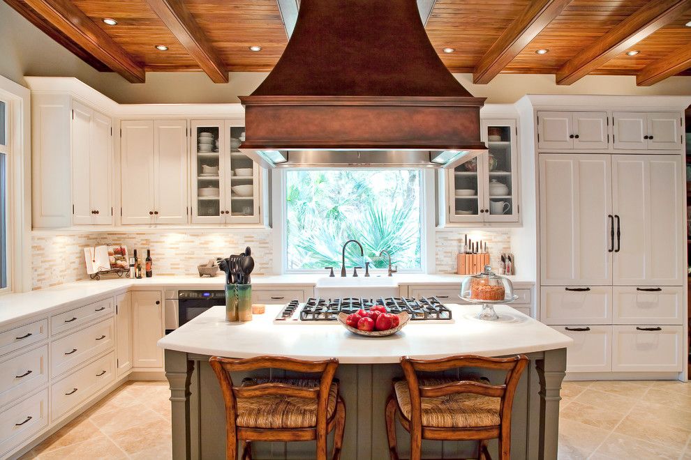 South Carolina Islands for a Traditional Kitchen with a Island Rnage and Interiors by Matthew Bolt Graphic Design