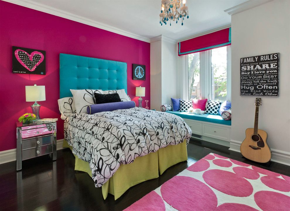 Space Oddity Album for a Transitional Kids with a Graphic Elements and Riverdale Home by Patricia Halpin Interiors Inc
