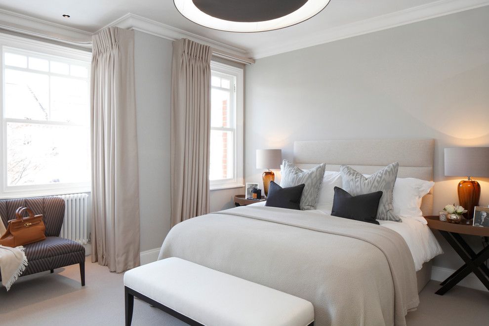 St Albans Mo for a Contemporary Bedroom with a Contemporary and St Albans Ave by Laura Hammett Ltd