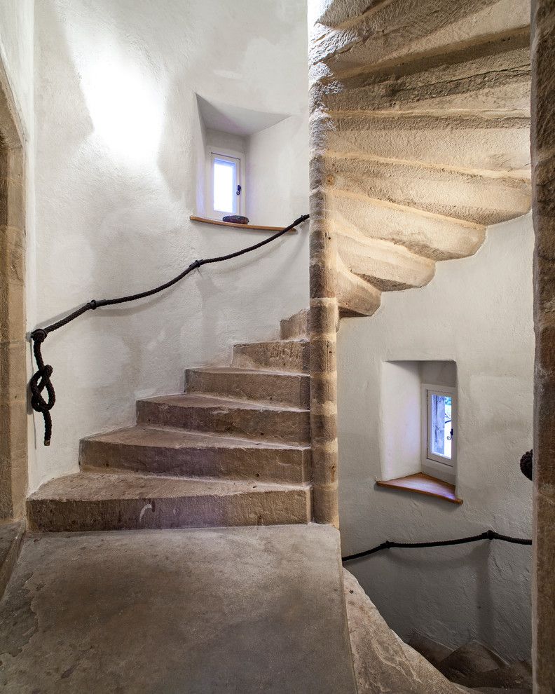 St Peters Olney for a Rustic Staircase with a Castle and Dalcross Castle by Maxwell & Company Architects