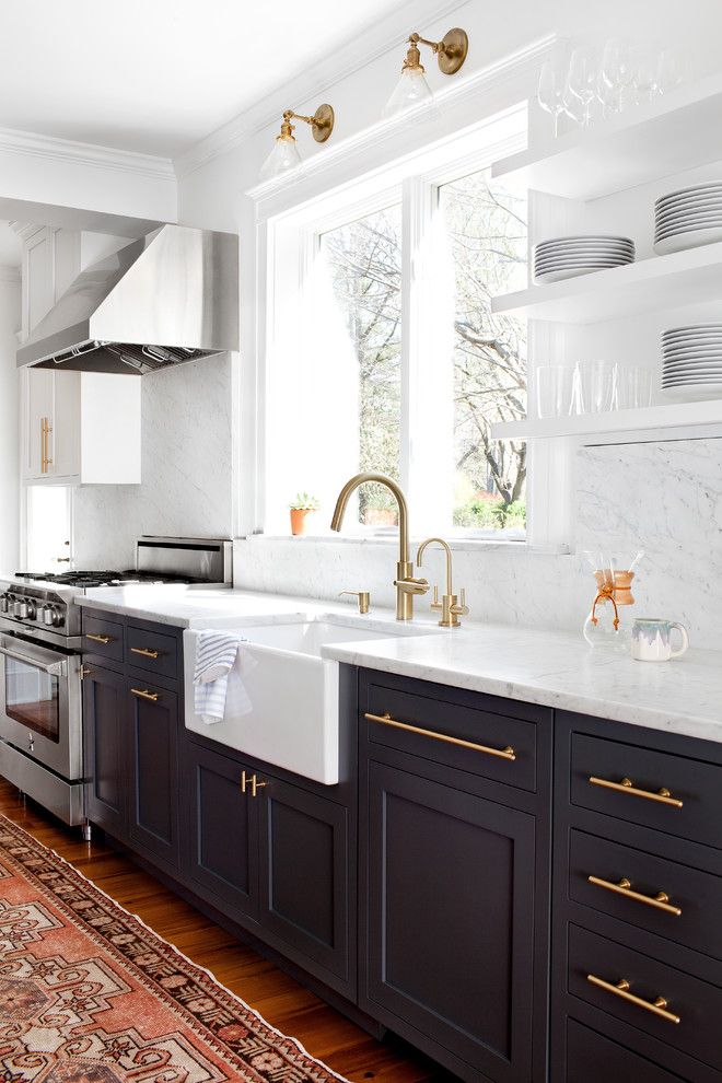 St Peters Olney for a Transitional Kitchen with a Transitional Kitchen and Kitchen by Elizabeth Lawson Design