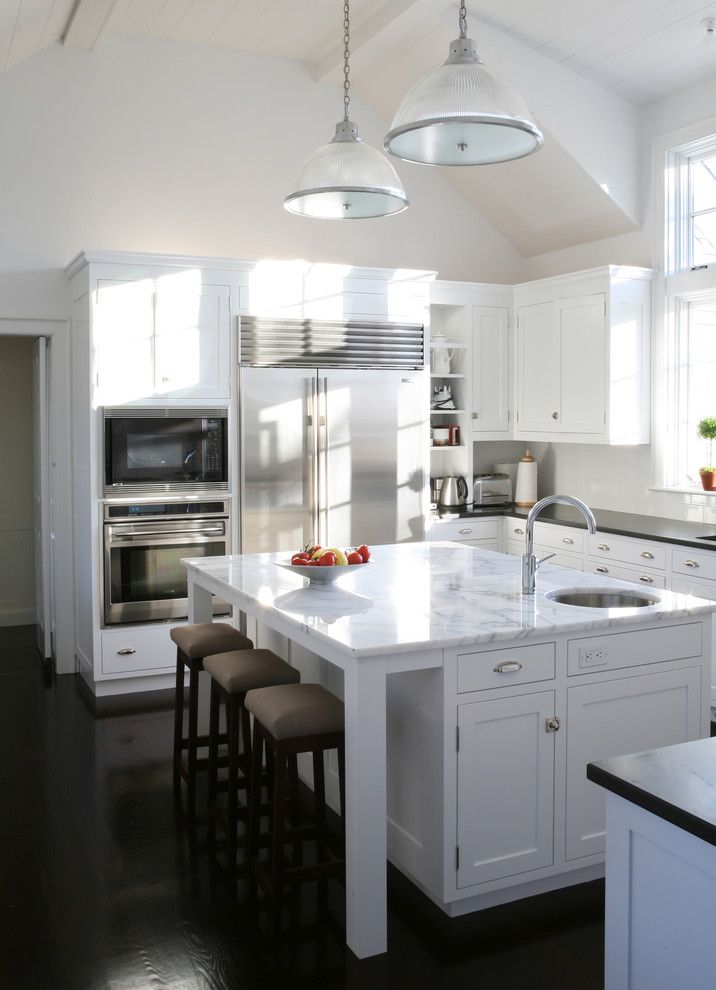 Stainless Steel vs Nonstick for a Traditional Kitchen with a Inset Door and Classic Hyannisport Residence Kitchen by Lda Architecture & Interiors