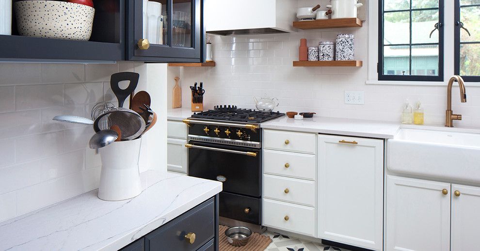 Standard Plumbing Utah for a  Kitchen with a Countertop and Wit & Delight Renovation by Cambria