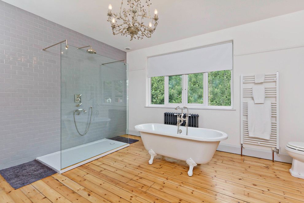 Steam Room vs Sauna for a Contemporary Bathroom with a Bathroom and Modern Interiors by Neil Mac Photo