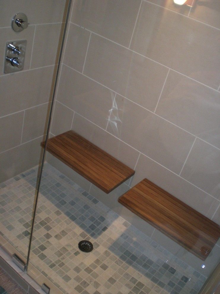 Steam Room vs Sauna for a Contemporary Bathroom with a Spa Bathroom and Spa Bathroom by Erin Spencer Design Concepts