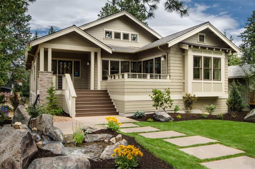 Storer House for a Craftsman Exterior with a Beige Stair Railing and Elgin by Christian Gladu Design