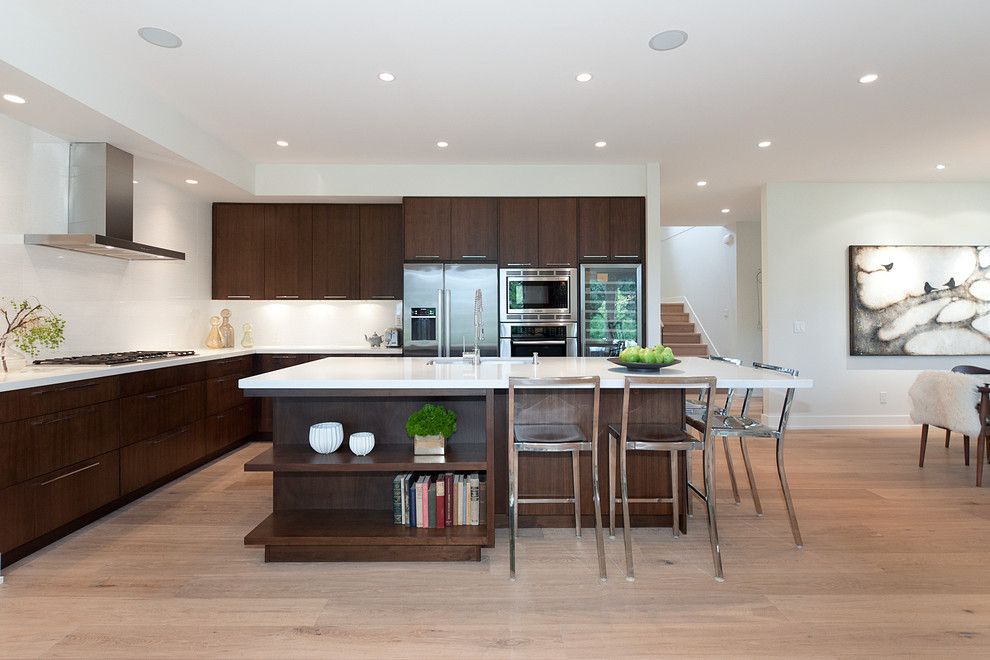 Sullivans Island Sc for a Contemporary Kitchen with a Kitchen Island and Lloyd Avenue Residence by Erica Winterfield Design