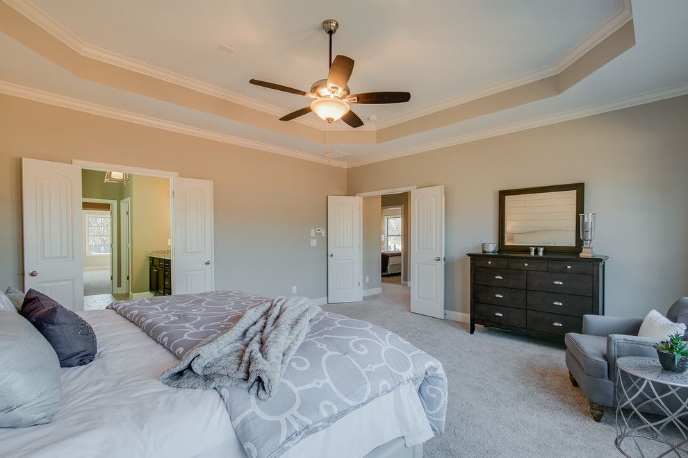 Summit Pointe for a  Bedroom with a Master Suite and Summit Point Model (Johns Creek, Georgia) by Fynhome Staging & Redesign