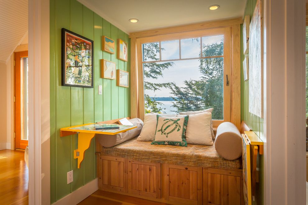 Sun Realty Outer Banks for a Beach Style Hall with a Storage Bench and West Seattle Waterfront Retreat by Cassie Daughtrey Realogics Sotheby's Realty